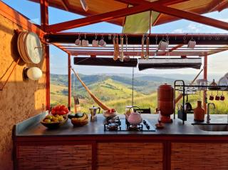 Casa Igarapé - Eco cabana de barro com hidro e vista - 9