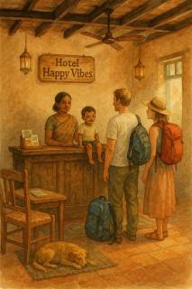 Happy vibes stay - 4