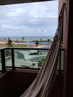 Apto inteiro - 2 qtos - vista mar total - 250 m da praia - 8