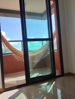 Apto inteiro - 2 qtos - vista mar total - 250 m da praia - 7