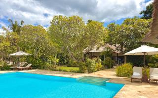 Beachfront Villa Mawar with Private Pool and Sunset View - 0