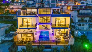 Luxury Sea View Villa with Private Heated Pool & Outdoor Pool in Kalkan - 8