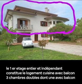 Etage entier independant d une villa , avec terrasse, jardin, 2 a 6 personnes - 7