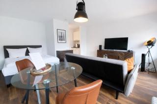 Apartment Neuss-Düsseldorf Messe, Balkon, Küche - 7