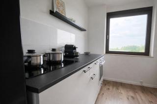 Apartment mit Rheinblick, Messe, Balkon, Küche, Parkplatz - 8