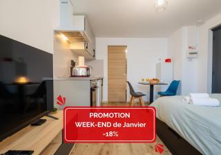 Cocoon, studio calme au centre-ville de Cognac, proche commerces et Charente - 0