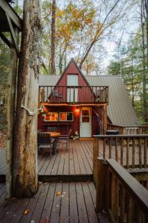 Waterfront A- Frame with Dock, Canoe + Kayaks - 2