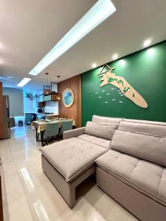 Flat Tapajós Alter 2 quartos, cozinha, climatizado, wifi 200mbps, estacionamento e self check-in - 0