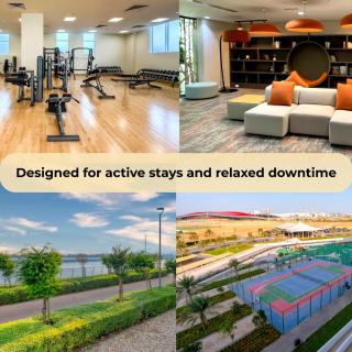 Canal Views, LUX Waterfront 2BR, Pool! Yas Island - 5