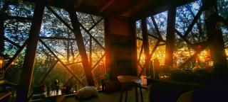 Cabaña con Balcón, Tina y Chimenea en la Montaña - 6