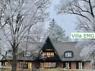 Luxus Ferienhaus Villa EMG München in Moosburg mit Pool, Kamin, Wald, See für Familien Gruppen bis 24 Personen - 9