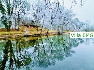 Luxus Ferienhaus Villa EMG München in Moosburg mit Pool, Kamin, Wald, See für Familien Gruppen bis 24 Personen - 8