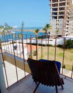 Departamento para 6 vista al mar con alberca y embarcadero - Conchal - 4