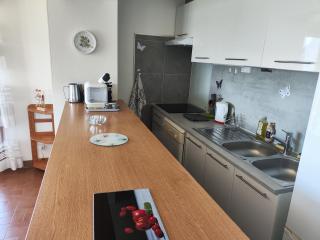 Nid d'aigle, vue panoramique dégagée et jardin, de plein pied, face au Sud et aux montagnes - 2