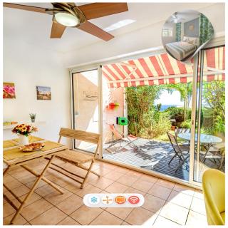 Le jardin des Tuit Tuit * Vue Mer * Cozy - 0