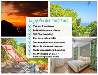 Le jardin des Tuit Tuit * Vue Mer * Cozy - 9