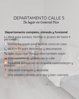 Departamento calle 5 - 2