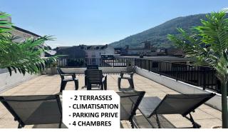 Appartement le Soleil 140 m2 climatisé parking privé proche Sanctuaires - 0