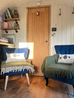 Shepherds hut, Eco, Log burner Hot tub NY moors - 8