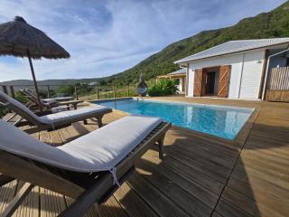 Villa Cayouli à Désirade, piscine privée et vue mer, capacité 6 personnes - 1