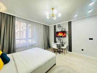 Просторный апартамент в Алматы с видом на горы - 8