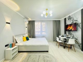 Просторный апартамент в Алматы с видом на горы - 9