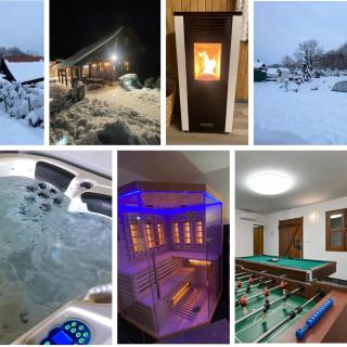 Slow leaving retreat in superior villa with heated pool, whirlpool, sauna, playground and barbeque in privacy near forest - 0