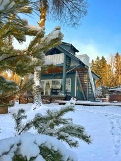 Namelis ant ežero kranto "Mėlynas namelis" - 8