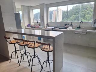 Gonzaguinha Apartamento frente à praia - 6