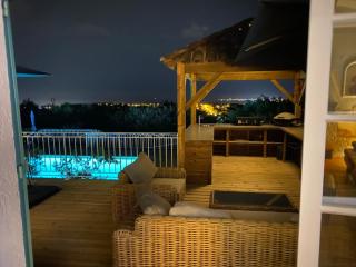 Panorama des Anges - Villa familiale vue mer, piscine, bassin enfant - 2