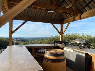 Panorama des Anges - Villa familiale vue mer, piscine, bassin enfant - 5