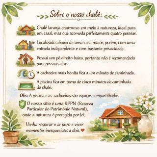 Chalé Laranja - Sítio Caldeirão - 9