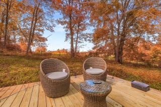 Cabin with King Bed , XBOX, HotTub, Games, Firepit , Stargazing Dome - 2