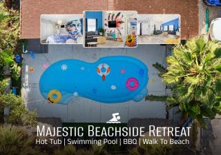 Jellyfish-Flamingo House, Amazing Location On Beach & Walk To Village - 0