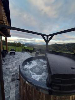 Domek "Spiskie Zacisze " z kominkiem, balią z jacuzzi przy ścieżce rowerowej - 6