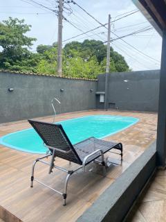 Casa com piscina, 100 metros da praia Barequecaba - 6