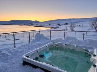 Jacuzzi, fjord view & northern lights - close to Hammerfest & North Cape - Hammerfest - 9