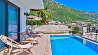 Kalkan 3 bedroom seaview villa with private pool hot tub - 8