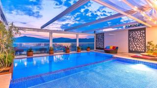 Kalkan 2 bedroom villa with heated pool private pool hot tub - 0