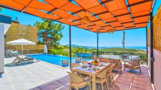 Üzümlü 2 bedroom secluded villa with private pool hot tub - 6