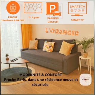 L'ORANGER cosy, moderne, parking privé, proche tramway - 0