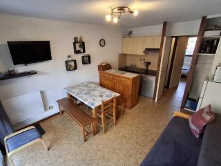 T2 Saint-Lary ski thermes, jardinet, vue montagne, navettes gratuites - 9