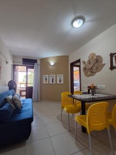 Na praia - Elegance 502 Luxo - Lateral vista mar - 3