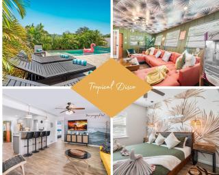 Tropical Disco, Luxury, Top 5 percent of Homes, Guest Favorite, Heated Pool, Mins to St Pete Beach - 0