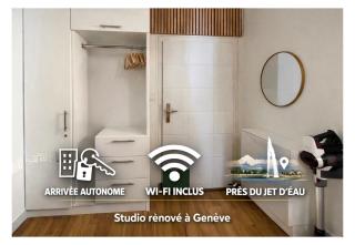 Studio moderne et chaleureux au coeur de Geneve - parfait pour courts sejours - 0