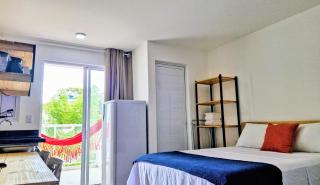 MSFlats Paripueira Praia Wifi Ar Cozinha e Varanda Nascente c Rede - 9