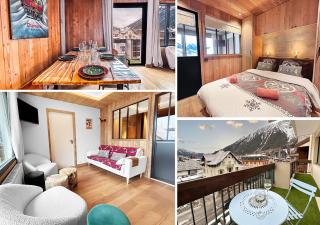 Appart Hyper Centre Chamonix balcon parking privé - 9