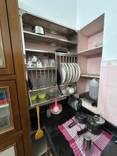 Entire 2Bhk Ground floor -Vaayu Aastha 5 Min to Temple - 2