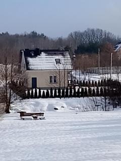 Domek całoroczny 8 os, pokoje nad stawem - 7