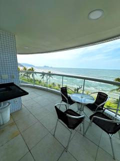 Apt com vista para o mar e churrasqueira - 3